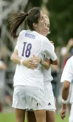 Soccer Downs Drake, 2-1, in Exhibition Match Image