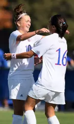 Kansas Soccer Ends Spring Season with 5-0 Win Image