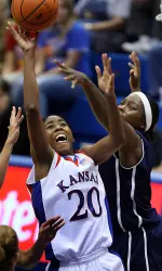 McCray and Boogaard Lead Jayhawks Over Washburn in Exhibition Finale Image