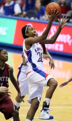 Kansas Drops Conference Opener to Kansas State , 72-39 Image