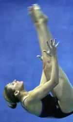 Swimming and Diving Races Past Nebraska 161-139 Image