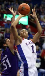 Kansas Falls to No. 15 Kansas State, 59-50 Image