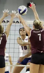 KU Sweeps #15 Texas A&M Image