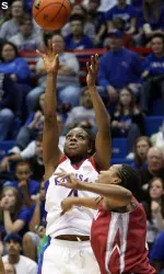 No. 2 Oklahoma Proves Too Much for Kansas Women's Basketball Image