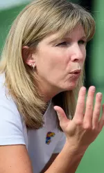 Kansas Women's Tennis Drops First Big 12 Match to Nebraska, 6-1 Image