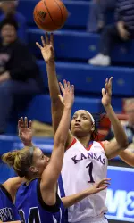 Kansas Women's Basketball Advances to the Third Round of Women's NIT Image