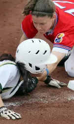 KU Hits Four Home Runs But Baylor Spoils Senior Day Image