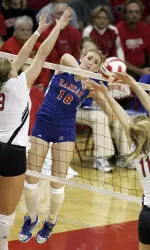 KU Falls At #1 Nebraska, 3-0 Image
