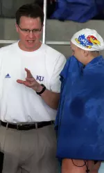 Kansas Swimming Kicks Off Season with Alumni Meet Image