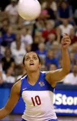 KU Volleyball Falls at Baylor, 3-1 Image