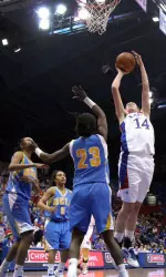No. 24 Kansas Holds Off UCLA, 54-49 Image