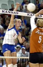No. 22 Texas Sweeps No. 21 Jayhawks Image