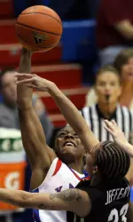 McCray and Davis Record Double-Doubles as Kansas Defeats Colorado 75-64 Image