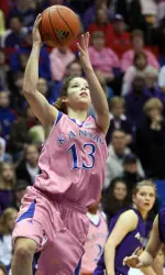 Engelman and Davis Lead Kansas to a 70-60 Victory Against K-State Image