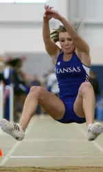 Scott Four-Peats in the Pole Vault, Krechyk Wins Weight Throw in First Day of Big 12 Indoor Championships Image