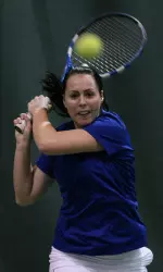 Martinez Continues Hot Streak to Spark Kansas Tennis Victory Image