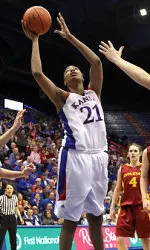 Carolyn Davis Scores 15 but Baylor Defeats Kansas 70-47 Image