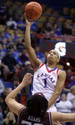 Kansas Drops Regular-Season Finale to Texas A&M 78-54 Image
