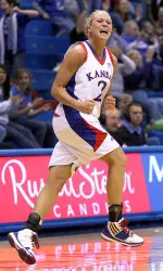 Davis Paces Kansas To 71-68 WNIT Victory Image