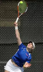 KU Tennis Defeats Iowa State in a 4-3 Thriller Image
