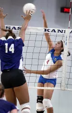 KU Loses Tough Match to No. 16 Kansas State 3-2 Image