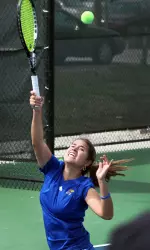 Khanevskaya Rolls, but Kansas Tennis Falls to No. 43 Oklahoma, 5-2 Image