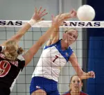 Kansas Volleyball Loses Fifth Straight Image