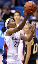 Carolyn Davis Leads Kansas in 83-62 Exhibition Victory Over Fort Hays State Image