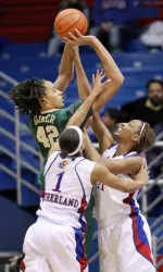 Kansas Falls at Home to No. 1 Baylor, 76-37 Image