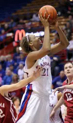 Jayhawks Fall in Border Showdown, 66-52 Image