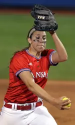 Clark's Two-Hitter Leads KU Softball to 8-3 Win At UNC-Greensboro Image