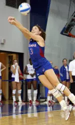 Jayhawks Fall Short to #1 Huskers, 3-0 Image