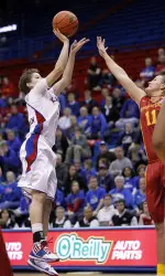 Jayhawks Break Through Against Cowgirls for 73-66 Road Win Image