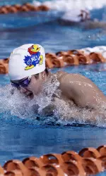 Underclassmen lead the way as Jayhawks finish strong in final day of Big 12 Swimming/Diving Championships Image