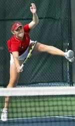Kansas Tennis Drops Marathon Match to Oklahoma State, 4-3 Image