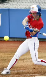 Kansas Softball Drops Doubleheader with Tulsa Image