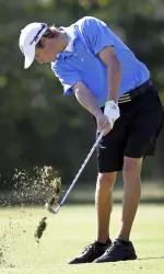 Gutesha Leads Jayhawks On Rainy Monday at Cardinal Intercollegiate Image