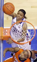 Jayhawks Drop 74-46 Decision at No. 1 Baylor Image