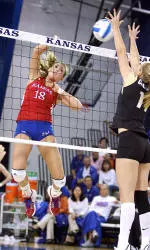 Jayhawks Lose Close Match to Buffs, 3-0 Image
