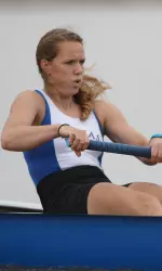 Jayhawks Win First Varsity Four, Finish Tied for Third at Big 12 Championship Image