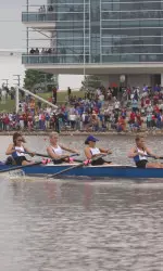 Varsity Four Wins Gold at Conference USA Championship Image