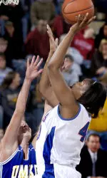 KU Defense Suffocates UMKC Image