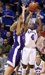 Jayhawks Come Up Short, Fall to Colorado 59-50 Image