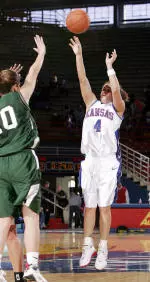 Jayhawks Beat Dartmouth 84-51 Image