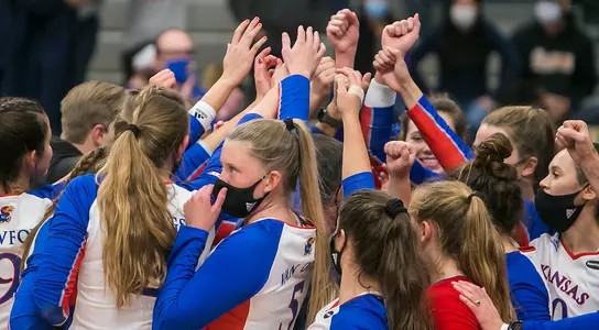 Six Jayhawks Named to 2020-21 Academic All-Big 12 Volleyball Team Image