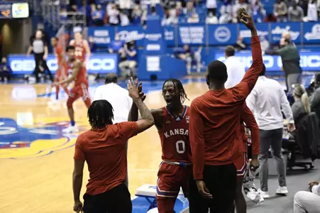 Jayhawks Take Down No. 2 Baylor, 71-58, on Senior Night Image