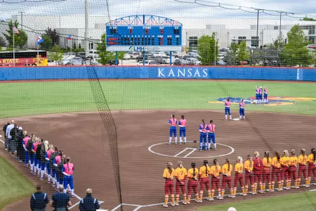 Gayre Homers, Jayhawks Drop Series Finale to Cyclones Image
