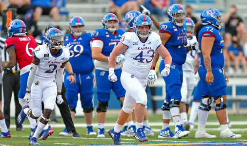 White Tops Blue in Kansas Spring Game Image