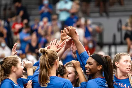 Kansas Wins Jayhawk Classic with 3-0 Sweep of Albany Image