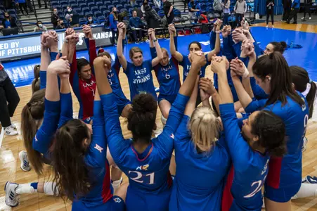 Jayhawks Topped by No. 3 Pitt in Sweet 16 Image